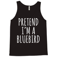 Lazy Halloween Costume Pretend I M A Bluebird Simple Tank Top | Artistshot