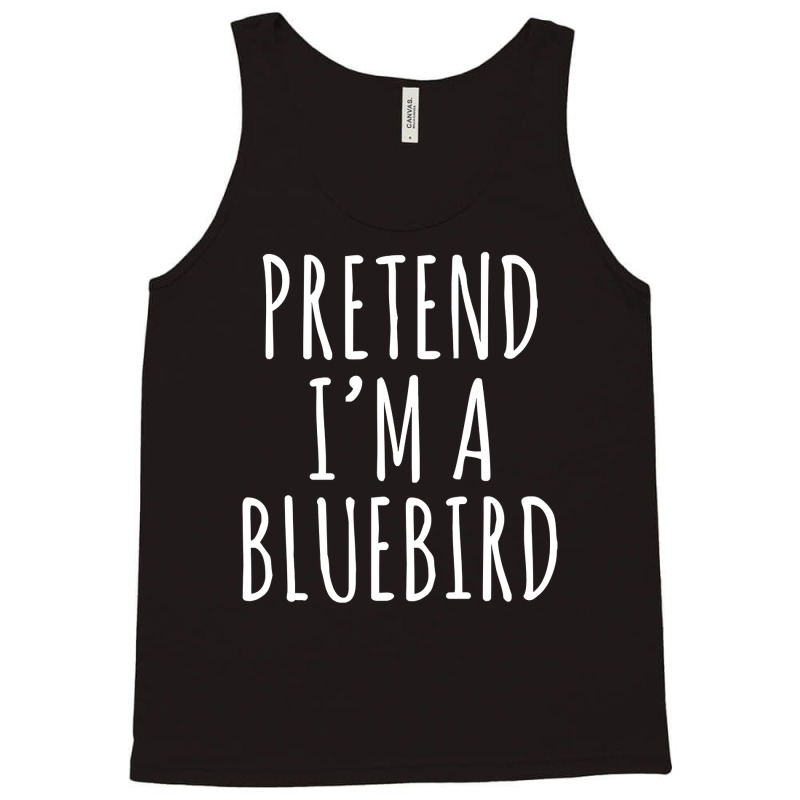 Lazy Halloween Costume Pretend I M A Bluebird Simple Tank Top | Artistshot