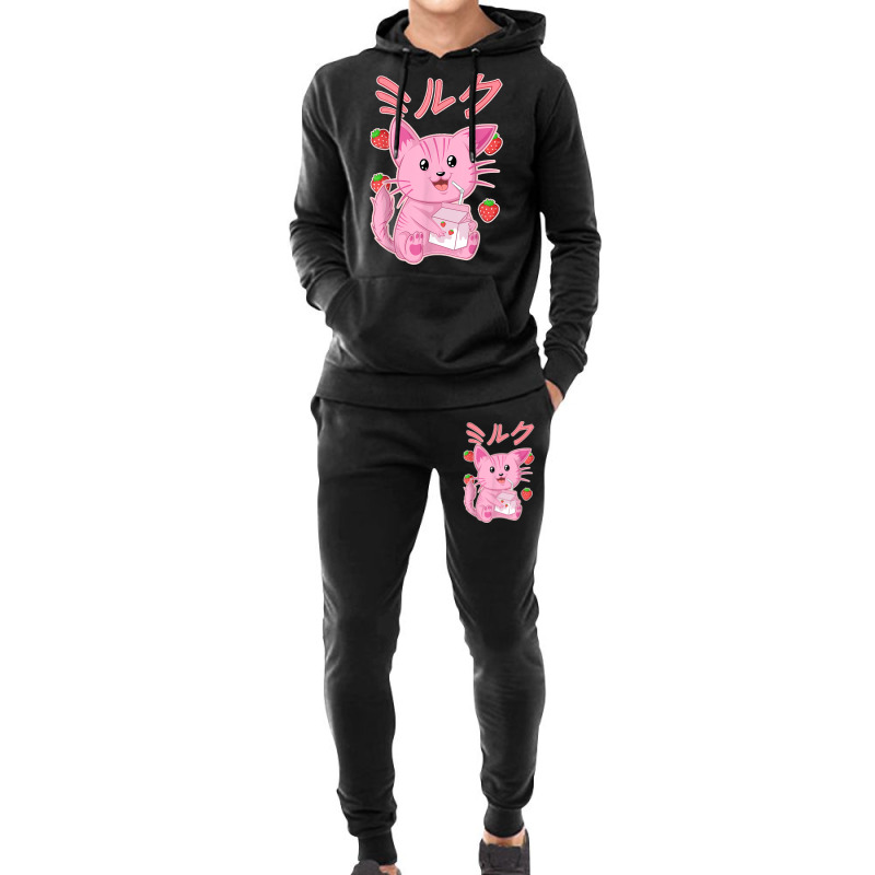 Japanese Anime Otaku Strawberry Milkshake Clothes Hoodie & Jogger set by kevinnichols | Artistshot