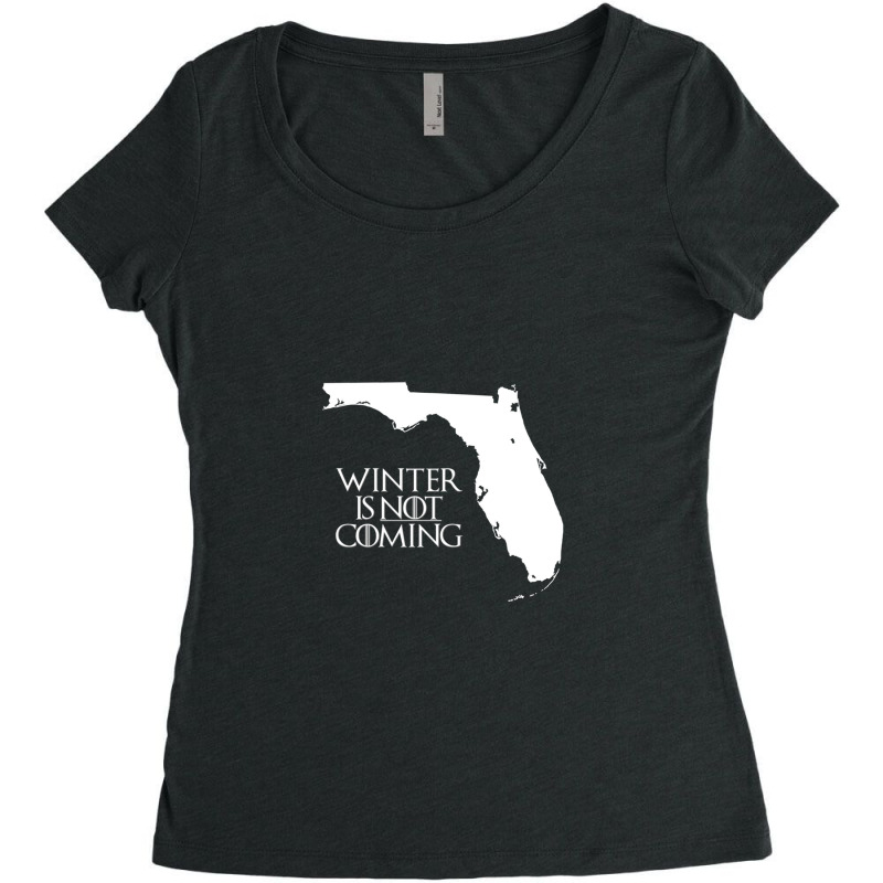 Winter Is Not Coming Women's Triblend Scoop T-shirt by WilmaMorgan | Artistshot