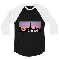 Bristol Skyline 3/4 Sleeve Shirt | Artistshot