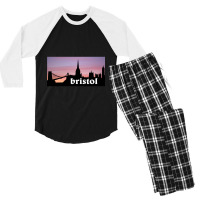 Bristol Skyline Men's 3/4 Sleeve Pajama Set | Artistshot