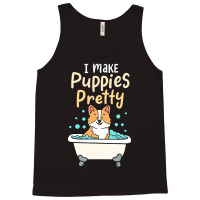 I Make Puppies Pretty Fur Artist Dog Groomer Tank Top | Artistshot