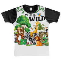 Step Dad Of The Wild One Zoo Birthday Safari Jungle Animal T Shirt Graphic Youth T-shirt | Artistshot