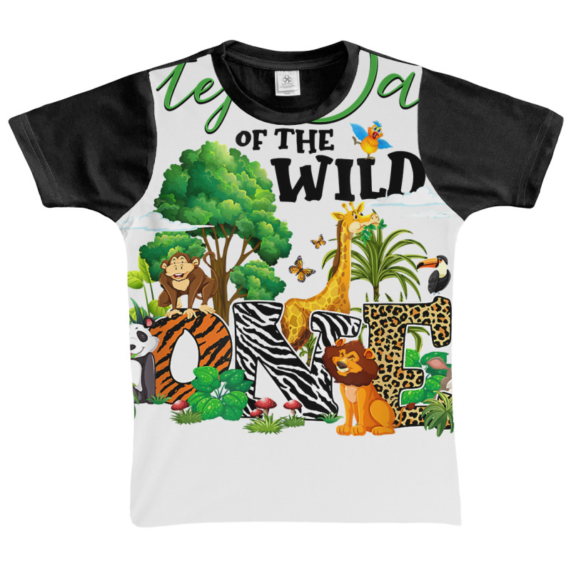 Step Dad Of The Wild One Zoo Birthday Safari Jungle Animal T Shirt Graphic Youth T-shirt by cm-arts | Artistshot