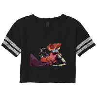 Stray Game Cat Baby Scorecard Crop Tee | Artistshot