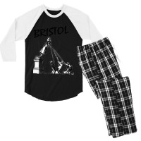 Banksy Colston Edward Colston Statue (bristol Protests) Men's 3/4 Sleeve Pajama Set | Artistshot