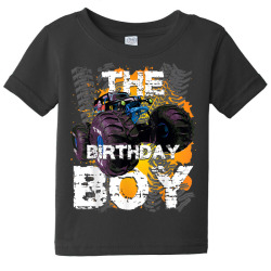 the birthday boy monster truck matching family party t shirt Baby Tee | Artistshot