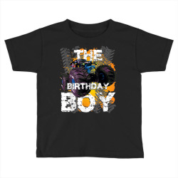 the birthday boy monster truck matching family party t shirt Toddler T-shirt | Artistshot