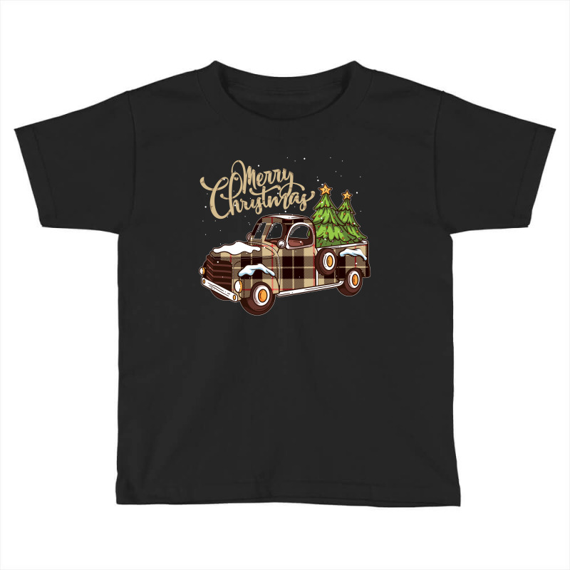 Merry Christmas Pickup Toddler T-shirt by autlu2024 | Artistshot