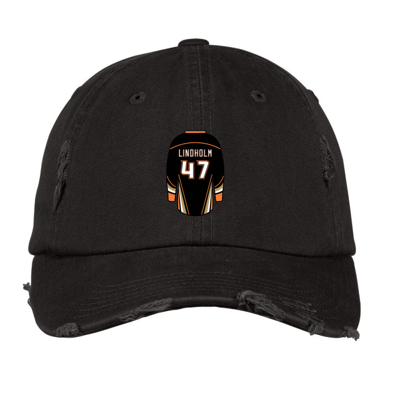 Hampus Lindholm Jersey 1 Vintage Cap by TinaJosey | Artistshot