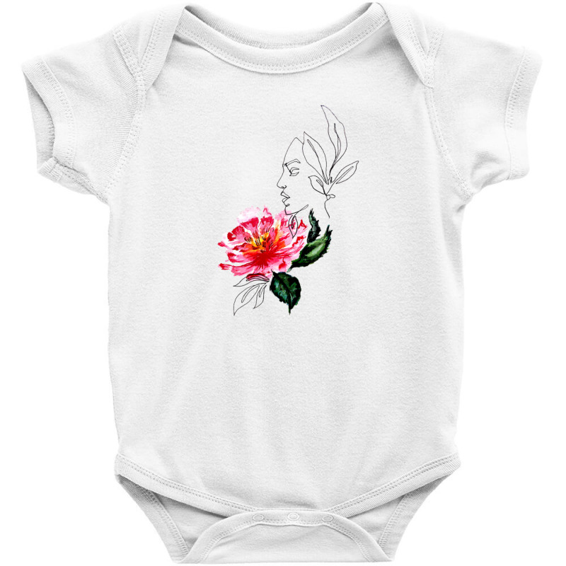 The Rising Petal Baby Bodysuit by Yogeshwar Bajaj | Artistshot