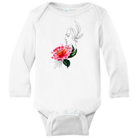 The Rising Petal Long Sleeve Baby Bodysuit | Artistshot