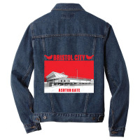 Bristol City Ashton Gate Men Denim Jacket | Artistshot