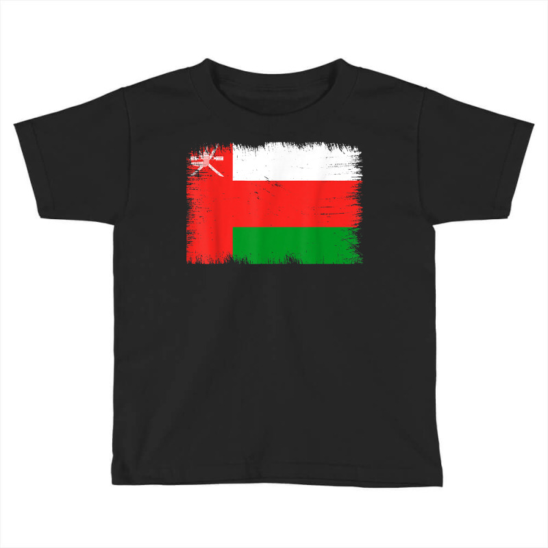 Vintage Oman Flag Omani Independence Day T Shirt Toddler T-shirt by alishia3asa | Artistshot