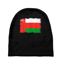 Vintage Oman Flag Omani Independence Day T Shirt Baby Beanies | Artistshot