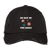 Amateur Astronomy I'm Out Of This World Planet Solar System Vintage Cap | Artistshot