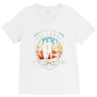 Sri Lanka Surfing Vintage Retro Surfer Arugam Bay Beach T Shirt V-neck Tee | Artistshot