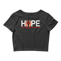 Women World Aids Day Red Ribbon Hope Aids Hiv Awareness T Shirt Crop Top | Artistshot