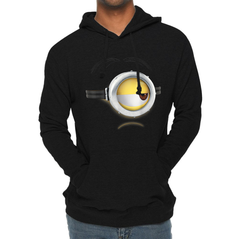 Despicable Me Minions Stuart Frown Face Graphic T Shirt Lightweight Hoodie by cm-arts | Artistshot