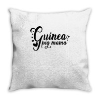 Womens Guinea Pig Mama Graphic Guinea Pig Owner Animals Pets Cavy T Sh Throw Pillow | Artistshot