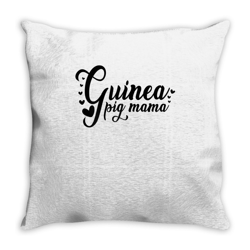 Womens Guinea Pig Mama Graphic Guinea Pig Owner Animals Pets Cavy T Sh Throw Pillow | Artistshot