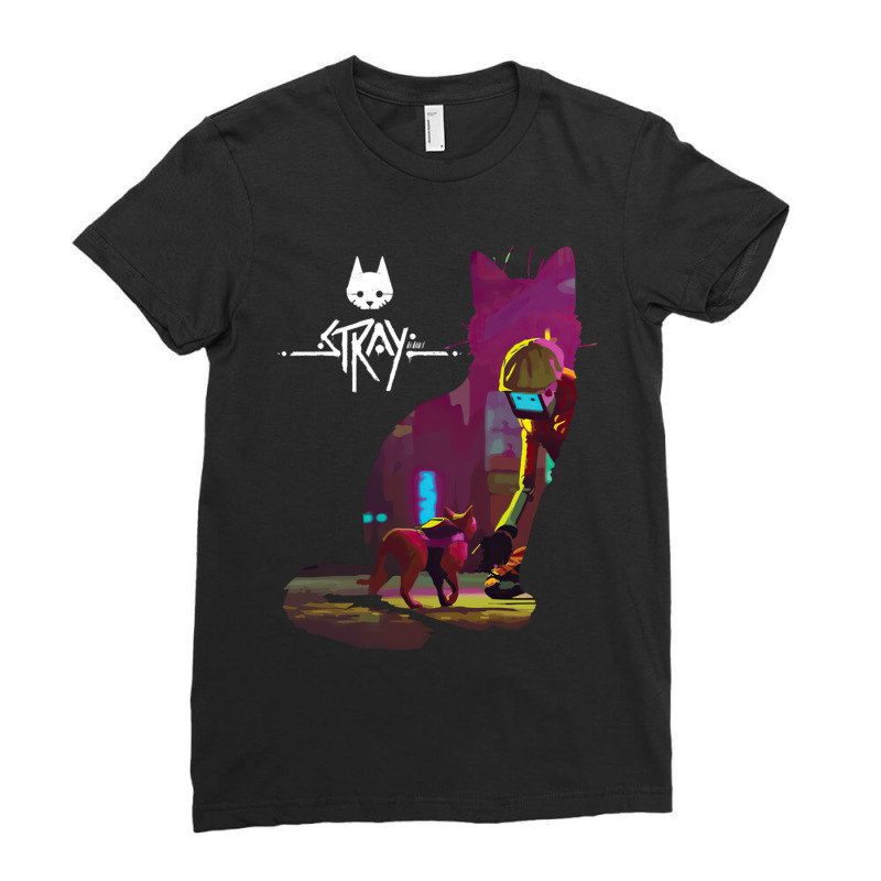 The Stray Cat Ladies Fitted T-Shirt by cm-arts | Artistshot