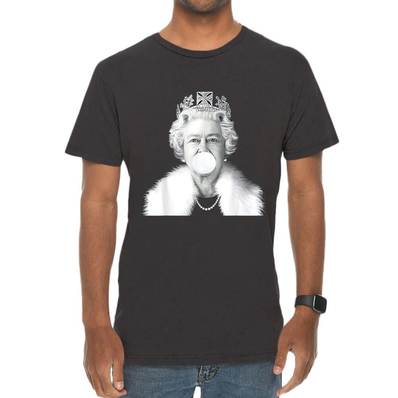 Elizabeth Ii Sunglasses British Crown Union Jack Meme Vintage T-shirt | Artistshot