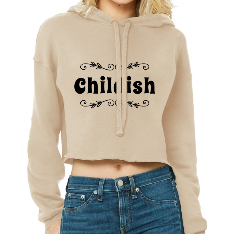 Childish Tgf Cropped Hoodie by cm-arts | Artistshot