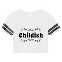 Childish Tgf Scorecard Crop Tee | Artistshot