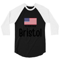 Bristol, Bristol Florida, Bristol Usa 3/4 Sleeve Shirt | Artistshot