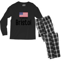 Bristol, Bristol Florida, Bristol Usa Men's Long Sleeve Pajama Set | Artistshot