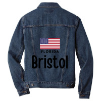 Bristol, Bristol Florida, Bristol Usa Men Denim Jacket | Artistshot