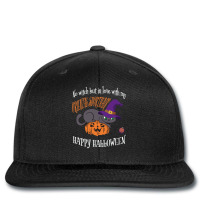 Oriental Shorthair   Cat Lover Not A Witch Funny Halloween Long Sleeve Printed Hat | Artistshot