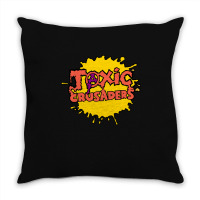 Toxic Crusaders, The Toxic Crusaders, Toxic, Crusaders, Toxic Crusader Throw Pillow | Artistshot