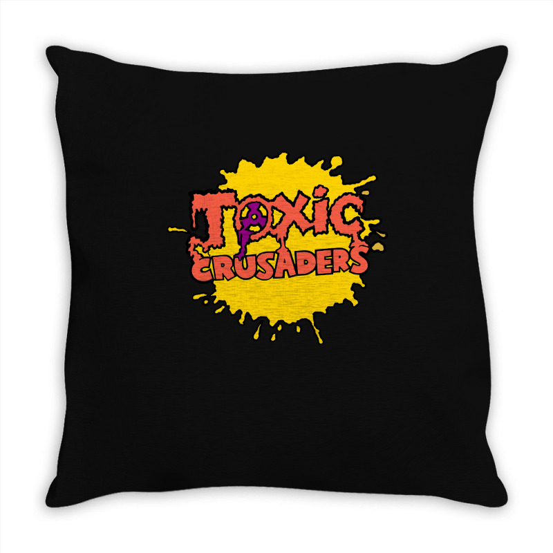 Toxic Crusaders, The Toxic Crusaders, Toxic, Crusaders, Toxic Crusader Throw Pillow | Artistshot