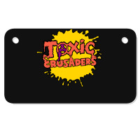 Toxic Crusaders, The Toxic Crusaders, Toxic, Crusaders, Toxic Crusader Motorcycle License Plate | Artistshot