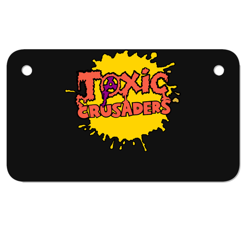 Toxic Crusaders, The Toxic Crusaders, Toxic, Crusaders, Toxic Crusader Motorcycle License Plate | Artistshot