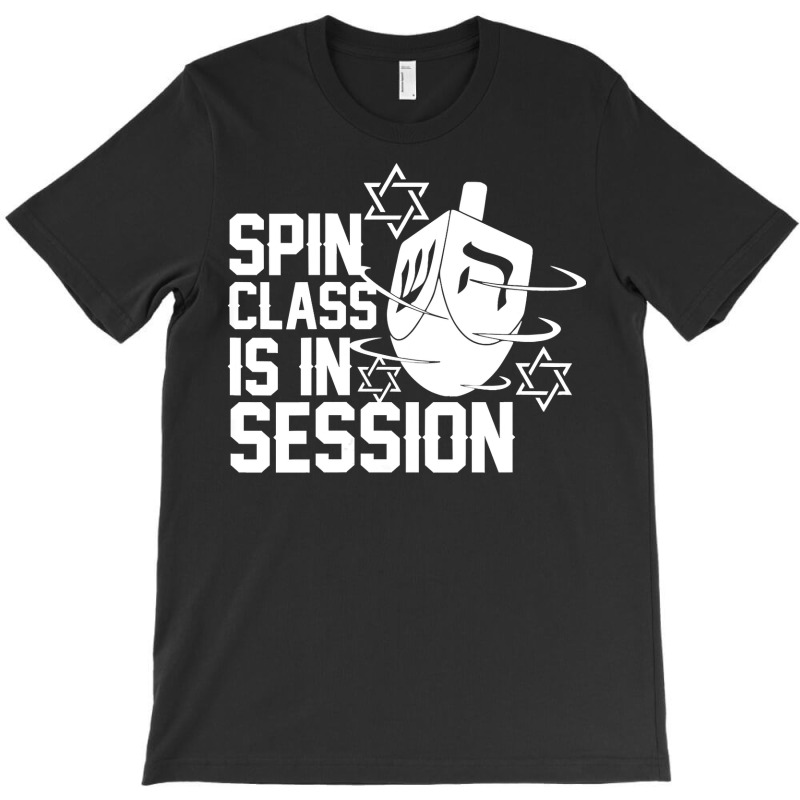 Womens Spin Class Is In Session Dreidel Funny Hanukkah Jewish Gift Vne T-shirt | Artistshot