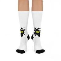 Dinosaur Pile-up Crew Socks | Artistshot