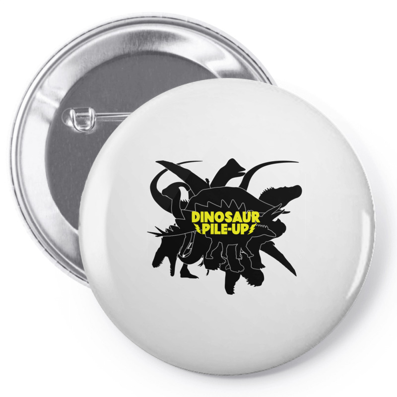 Dinosaur Pile-up Pin-back Button | Artistshot