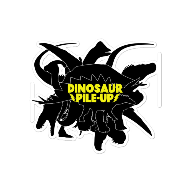 Dinosaur Pile-up Sticker | Artistshot