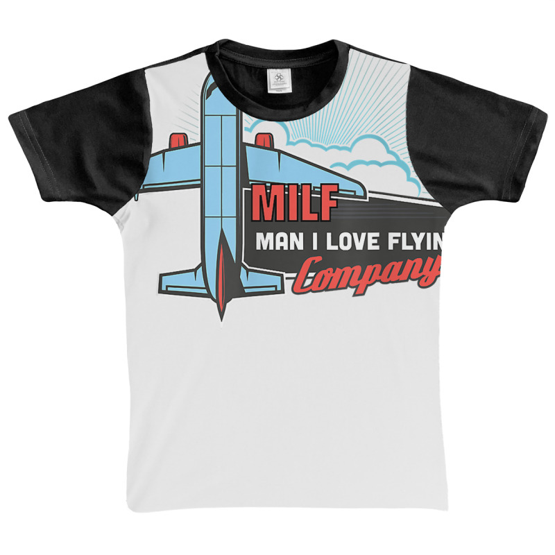 Milf Man I Love Flying Pilot Airplane Tours Company T Shirt Graphic Youth T-shirt by klaasmis | Artistshot