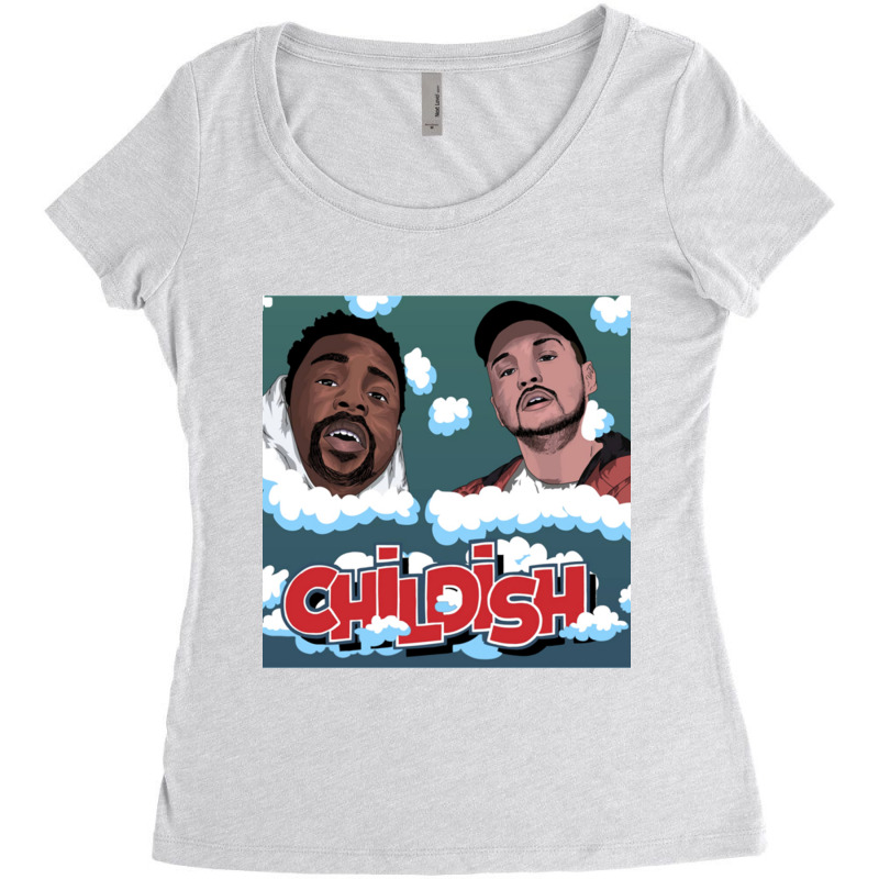 Childish Tgfbro Women's Triblend Scoop T-shirt by cm-arts | Artistshot