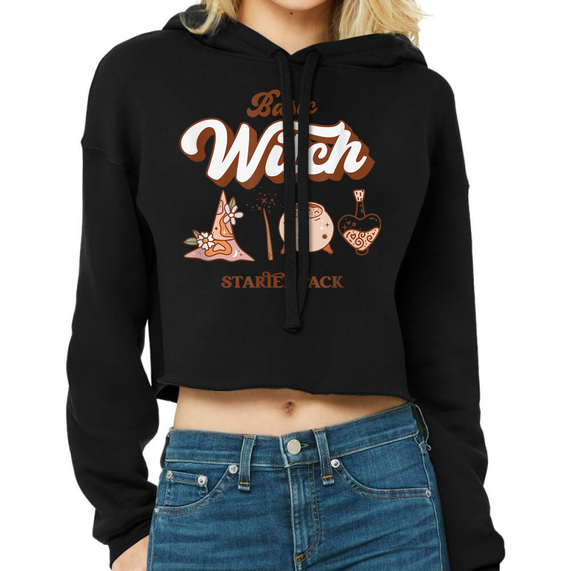 Basic Witch Starter Pack   Cute Halloween Cropped Hoodie by Outpost | Artistshot