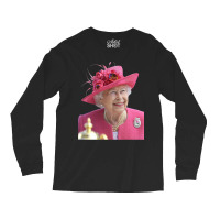 La Reine Elizabeth Ii Long Sleeve Shirts | Artistshot