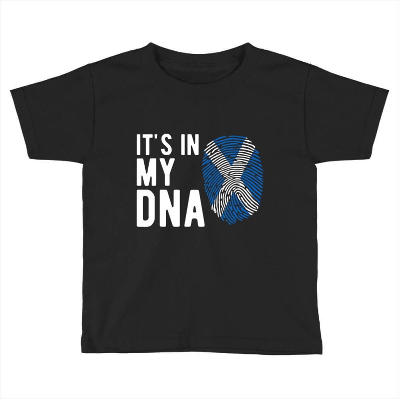 It's In My Dna Scotland Flag Scottish Toddler T-shirt by cm-arts | Artistshot