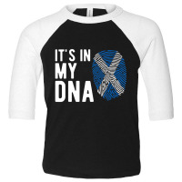 It's In My Dna Scotland Flag Scottish Toddler 3/4 Sleeve Tee | Artistshot