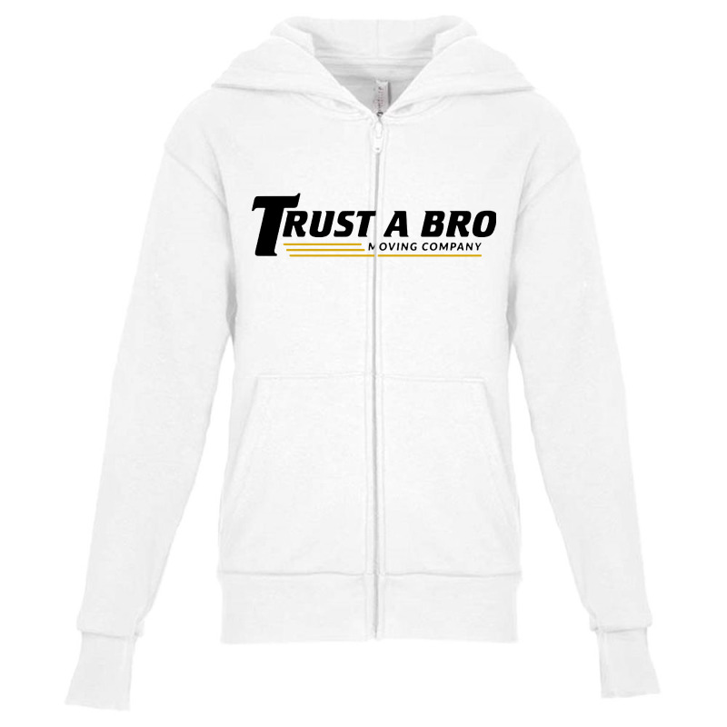 Trust A Bro Youth Zipper Hoodie | Artistshot