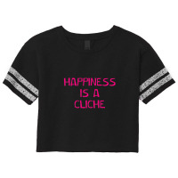 Tickle Tees Happiness Is A Cliche Scorecard Crop Tee | Artistshot